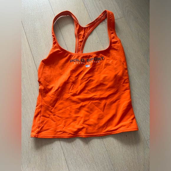 Polo Ralph Lauren Other - Vintage Polo sport bathing suit top orange tankini top